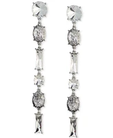 I.n.c. International Concepts Gold-Tone Mixed Stone Linear Drop Earrings, Created for Macy's