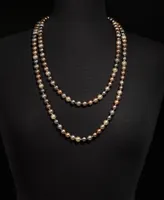 Charter Club Gold-Tone Tonal Imitation Pearl All-Around 60" Strand Necklace, Created for Macy's
