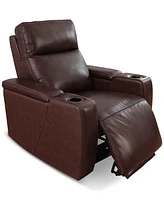 Greymel 37" Zero Gravity Leather Chair with Power Headrest, Created for Macy's