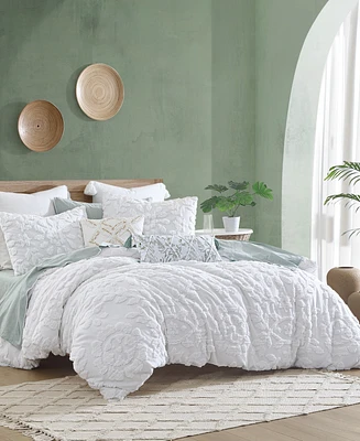 Peri Homeworks Chenille Laurel 3-Pc Comforter Set, King