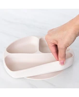 Bumkins Baby Boys and Girls Silicone Grip Dish