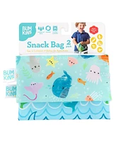 Bumkins Baby Boys and Girls Reusable Water-Resistant Snack Bag, Pack of 2