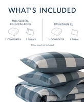 510 Design Jonah Plaid Check -Pc. Comforter Set