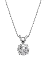 Diamond Solitaire 18" Pendant Necklace (1 ct. t.w.) in 14k White Gold