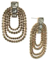 I.n.c. International Concepts Crystal Multi-Row Drop Earrings, Created for Macy's
