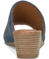 Lucky Brand Women's Malenka Slip-On Wedge Sandals