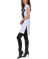 Dkny High-Low Logo Tunic