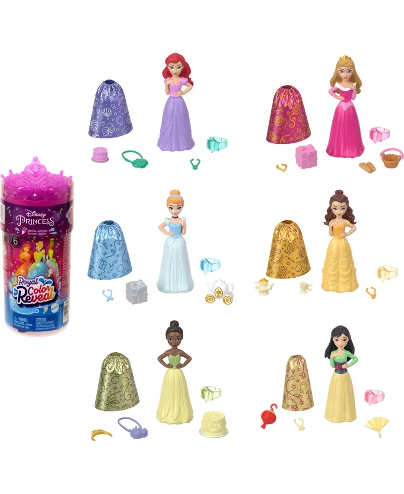 Disney Princess Royal Small Doll Color Reveal- Styles May Vary - Multi
