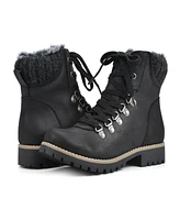 Cliffs by White Mountain Women's Prized Lace-Up Hiker Booties