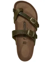 Birkenstock Women's Mayari Oiled Leather Sandals from Finish Line