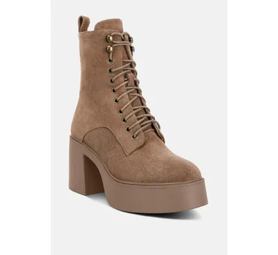 Carmac Womens High Ankle Platform Boots