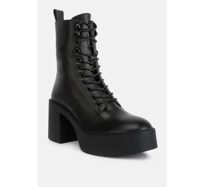 Carmac Womens High Ankle Platform Boots