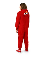 OppoSuits Little and Big Boys Elmo Zip Up Onesie Outfit