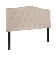 Arched Full Button Tufted Upholstered Headboard