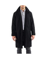 Alpine Swiss Men's Zach Men s Wool Blend Overcoat – Knee-Length Trench Coat, Runs Large for Layering Over Suits or Sweaters