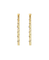 Tassel Zirconia Earrings