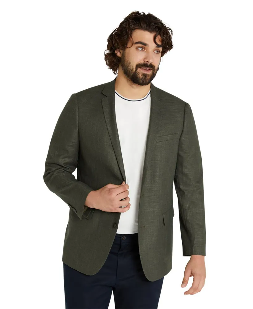 Stafford Hopsack Mens Stretch Fabric Classic Fit Blazer