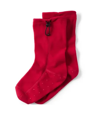 Lands' End Women's Fleece Slipper Socks