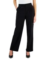 Bar Iii Women's Bi-Stretch Wide-Leg Pants, Created for Macy's