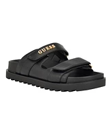 Guess Women's Fabulon Two Strap Sporty Footbed Sandals