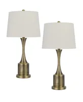 27.5" Height Metal Table Lamp Set