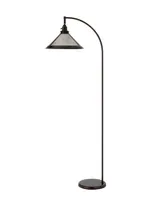 Downbridge 65" Height Metal Arc Floor Lamp with Shade