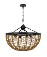 Lillington 4 Light 20.375" Height Metal Pendant