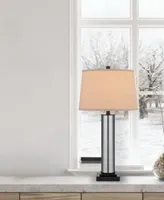 Garner 29" Height Glass and Metal Table Lamp Set