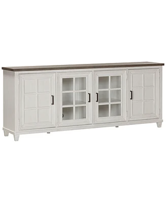 84" Dawnwood Tv Console with 4 Doors