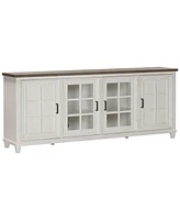 84" Dawnwood Tv Console with 4 Doors