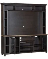 84" Dawnwood 2PC Tv Console Set (84" and Hutch)