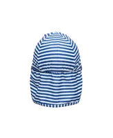 Denim Stripe Floating Flap Hat