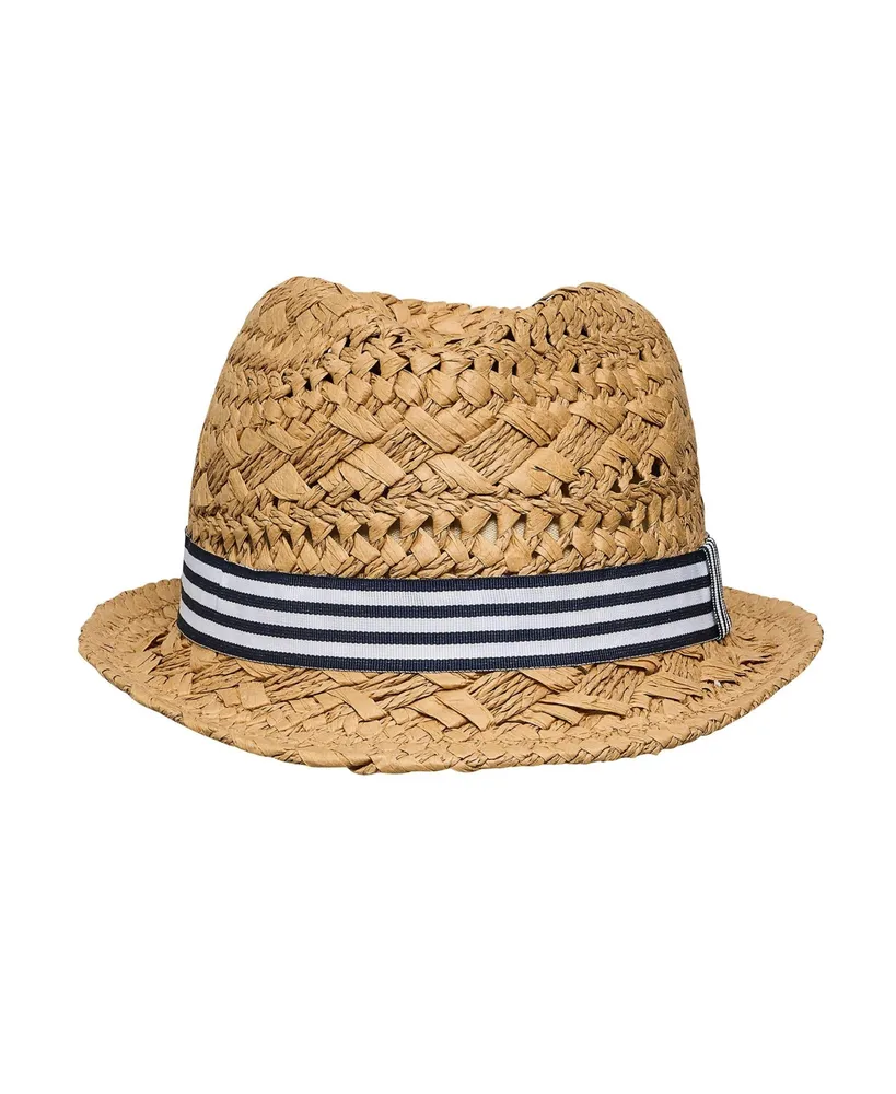 Snapper Rock Toddler, Child Boys Beach Stripe Fedora Hat