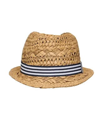 Toddler, Child Boys Beach Stripe Fedora Hat