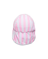 Pink Stripe Floating Flap Hat