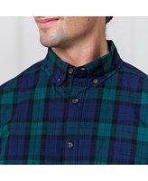 Hope & Henry Men's Organic Long Sleeve Stretch Poplin Button Down Shirt