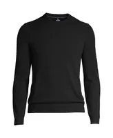 Lands' End Men's Fine Gauge Crewneck Sweater