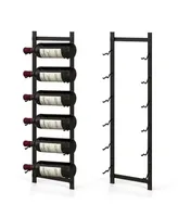 6 Bottle Rustproof Wall-Mounted Wine Rack