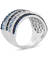 Le Vian Multi-Sapphire Multi-Row Statement Ring (2-5/8 ct. t.w.) in 14k White Gold