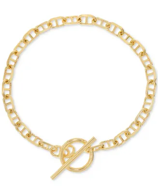 Mariner Link Chain Toggle Bracelet in 14k Gold-Plated Sterling Silver