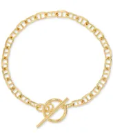 Mariner Link Chain Toggle Bracelet in 14k Gold-Plated Sterling Silver
