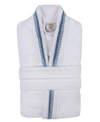 Superior Unisex Tinsel Lounge Cotton Terry Bathrobe with Embroidery