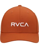 Men's Rvca Orange Flex Fit Hat