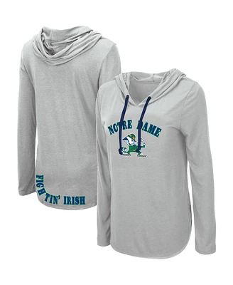 Colosseum Women's Notre Dame Fighting Irish My Lover Long Sleeve Hoodie T-shirt