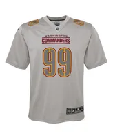 Big Boys Nike Chase Young Gray Washington Commanders Atmosphere Fashion Game Jersey