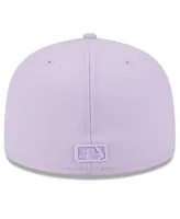 Men's New Era Lavender Chicago Cubs 2023 Spring Color Basic 59FIFTY Fitted Hat