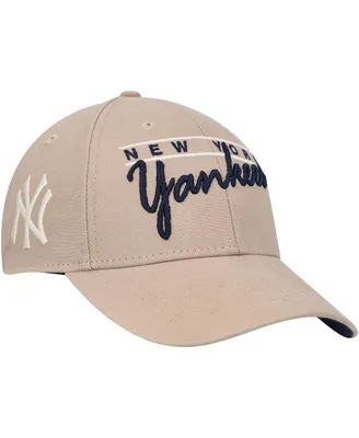 Men's and Women's '47 Brand Khaki New York Yankees Atwood Mvp Adjustable Hat