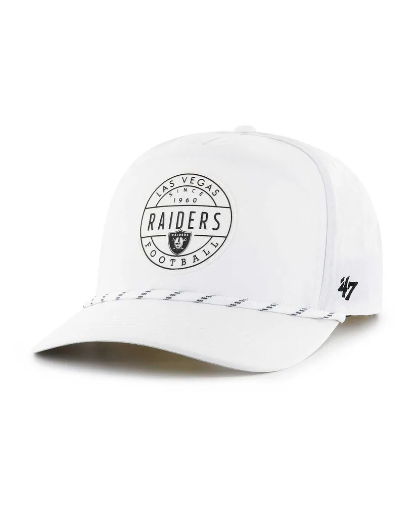 Men's '47 Brand White Las Vegas Raiders Surburbia Hitch Adjustable Hat