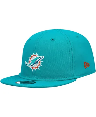 Infant Boys and Girls New Era Aqua Miami Dolphins My 1st 9FIFTY Snapback Hat