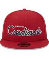 Men's New Era Cardinal Arizona Cardinals Main Script 9FIFTY Snapback Hat